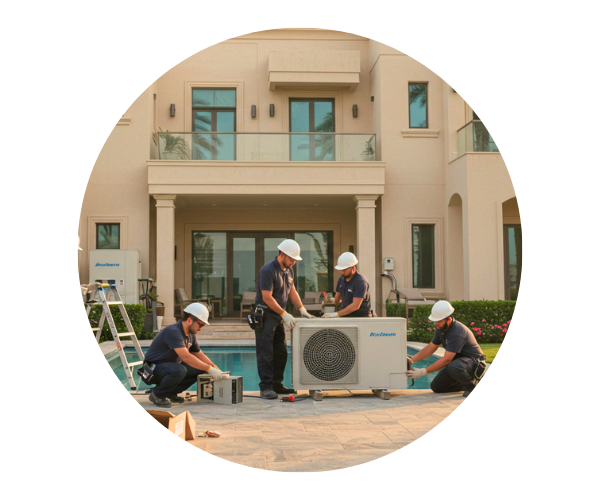 AC Installation Services for Villas